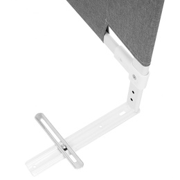 Barierka ochronna do łóżka 200 cm zabezpieczająca uniwersalna dla dzieci składana szara