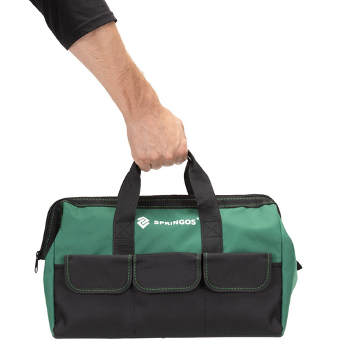 Torba na narzędzia 40x18x34 cm monterska samochodowy organizer z kieszeniami wielofunkcyjny