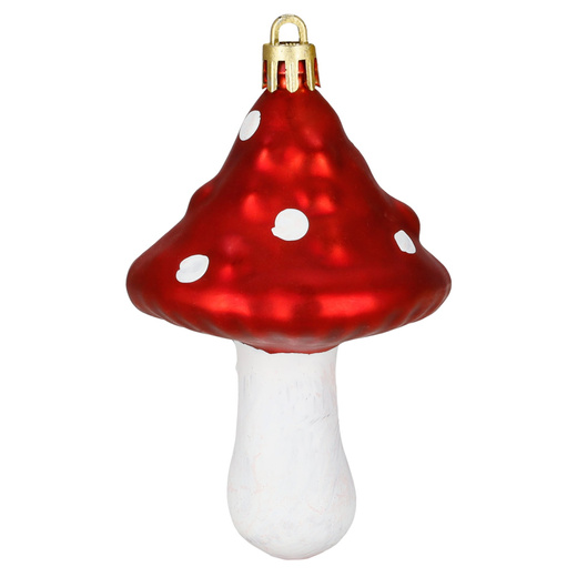 Bombki choinkowe 14 szt. mix wzorów: okrągłe, muchomorek, sowa, wiewiórka, dekoracje świąteczne, czerwone