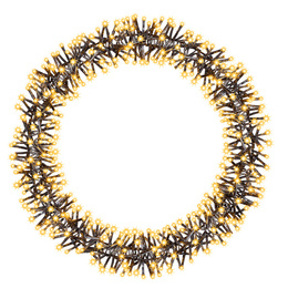 Wieniec świetlny 40 cm stroik świateczny na drzwi 300 LED ciepły biały