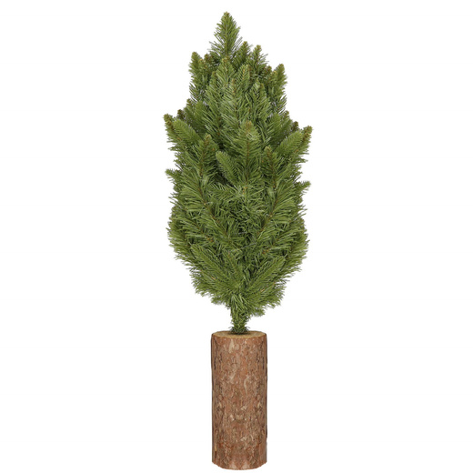 Choinka na pniu 90 cm sztuczna jodła zielona