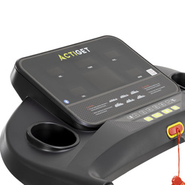 Bieżnia elektryczna, domowa 16 km/h z nachyleniem składana z aplikacją i czujnikami PRO