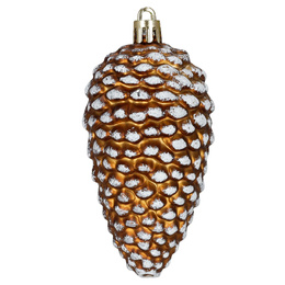 Bombki choinkowe 47 szt. zestaw dekoracji świątecznych, nietłukące, brązowy, złoty, biały