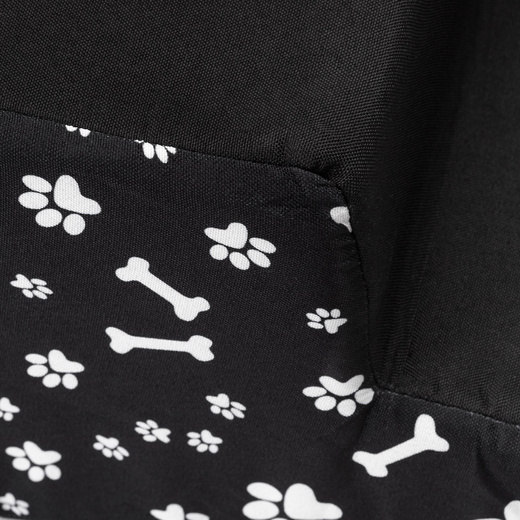 Schodki dla psa do łóżka 30 cm podest, rampa 3-stopniowa, czarne