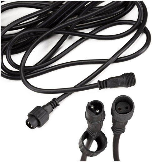 Kurtyna świetlna PRO 50 LED sople 2,5m IP65 lampki zewnętrzne ciepły biały + zimny biały flash, pilot z funkcją timer