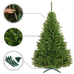 Choinka sztuczna 220 cm świerk skandynawski drzewko świąteczne