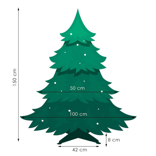 Choinka sztuczna 150 cm jodła zielona Vera