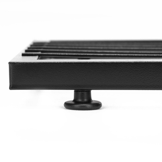 Kwietnik metalowy 6 półek stojak na rośliny 106 cm pionowy, czarny