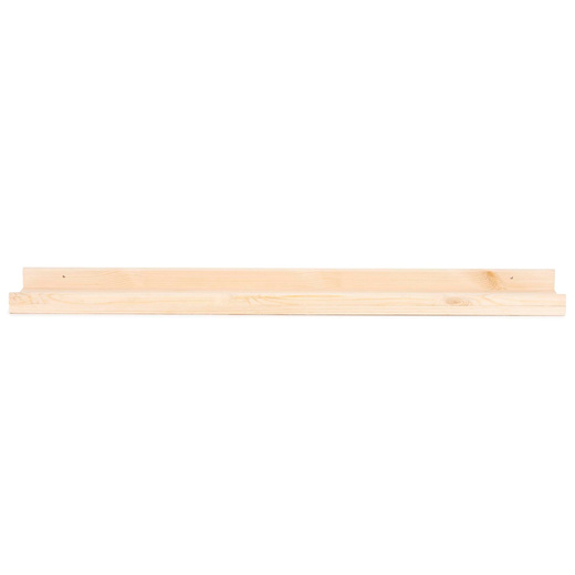 Półka ścienna na przyprawy, książki 90 cm zestaw 2 szt. półki wiszące brązowe