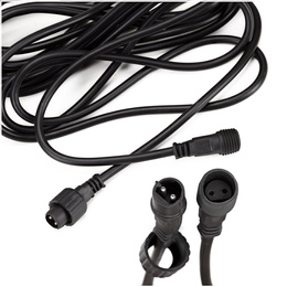 Kurtyna świetlna PRO 500 Led lampki zewnętrzne 25 m ciepły biały + zimny biały flash zestaw