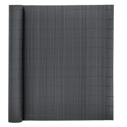 Osłona PVC maskująca na balkon, taras, ogrodzenie 500x160 cm ciemnoszara