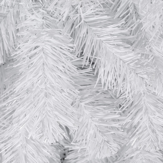 Choinka sztuczna 150 cm jodła biała nowoczesna jak żywa, ze stojakiem