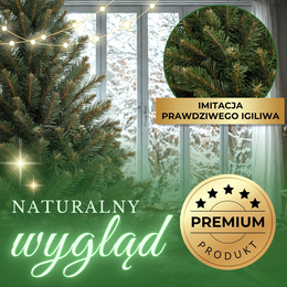 Choinka sztuczna 200 cm świerk kaukaski drzewko świąteczne jak żywe