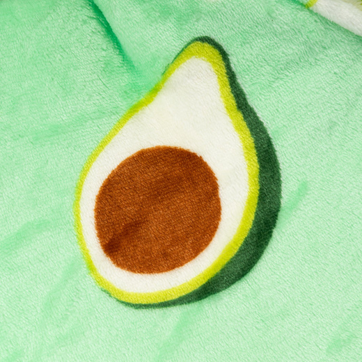 Kocobluza damska oversize koc bluza 2w1 z kapturem ciepła szlafrok futrzak zielony