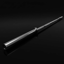 Gryf prosty olimpijski 220 cm sztanga ze stali chromowanej zaciski 50 mm