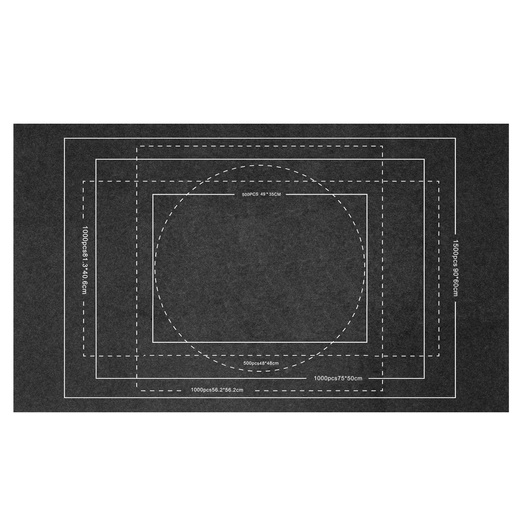 Mata do układania puzzli, zwijana 114x67 cm plansza, podkładka na 1500 puzzli