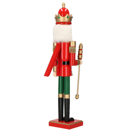 Dziadek do orzechów 60 cm król, drewniany żołnierzyk multikolor, figurka świąteczna