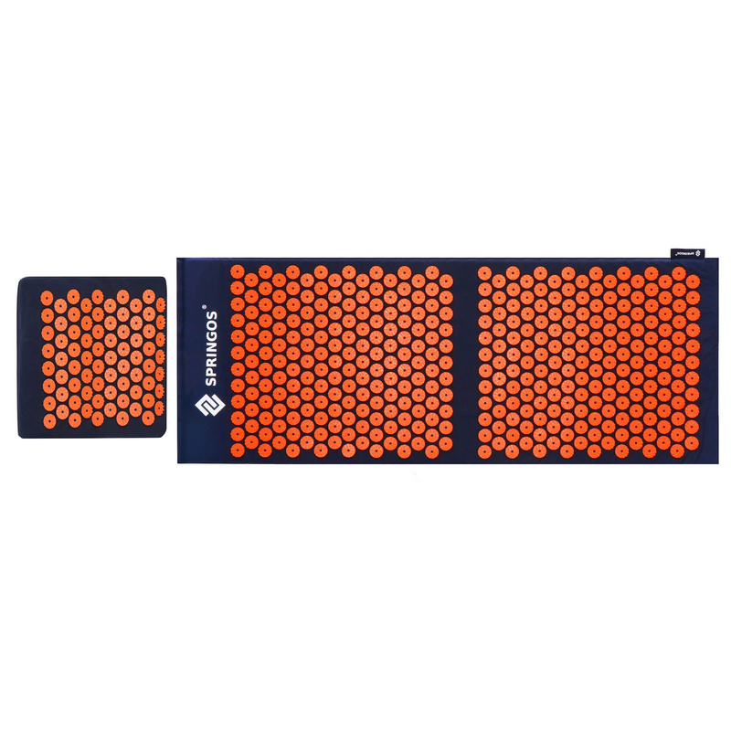 Mata akupresurowa z poduszką z kolcami, stymulator ciała, masażer relaksacyjny