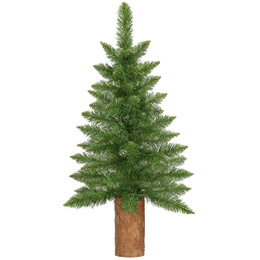 Choinka na pniu 80 cm premium sztuczna jodła zielona