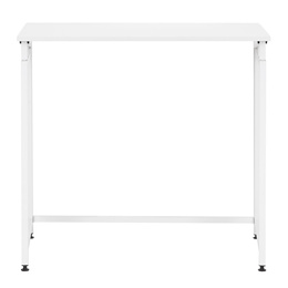 Biurko komputerowe, składane 80 cm stolik do pracy przy komputerze, drewniany, białe