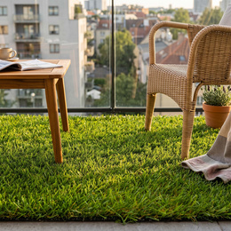 Sztuczna trawa 2 x 1mb na taras balkon miękka 20 mm