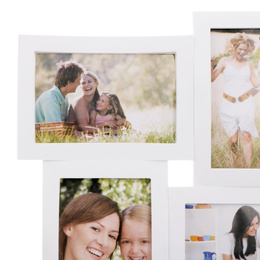 Ramka na zdjęcia 18 zdjęć multiramka 10x15 biała