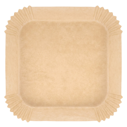 Wkłady papierowe do Airfryer 100 szt. tacki do frytkownicy beztłuszczowej 23 x 23 cm