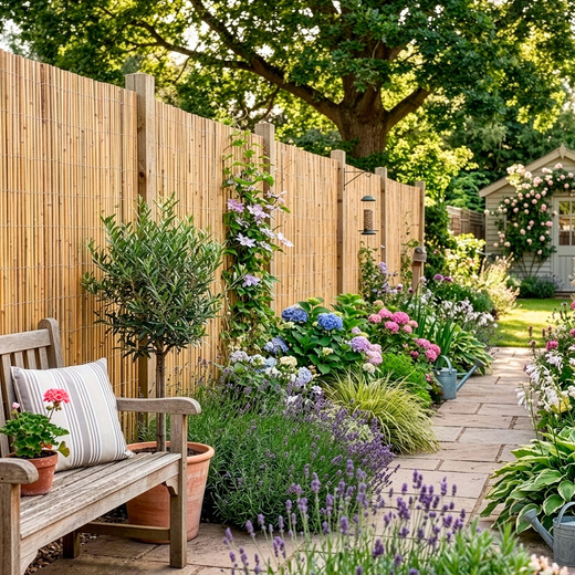 Mata bambusowa, osłona na balkon, do ogrodu 1,8 x 3 m płot maskujący, na ogrodzenie