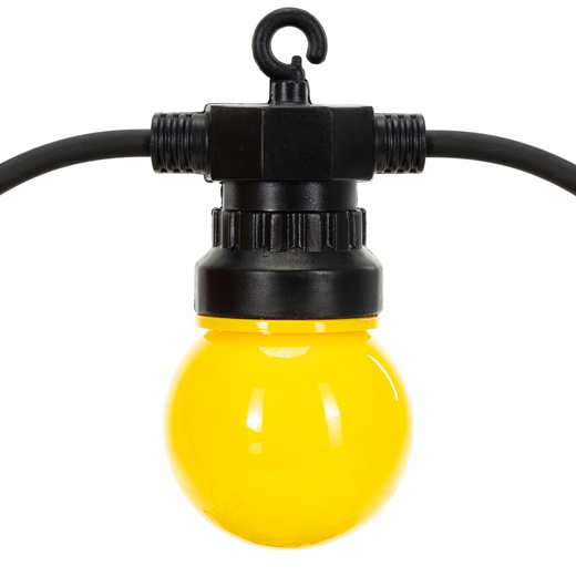 Lampki choinkowe, świąteczne oświetlenie IP44 5 m 10 LED girlanda zewnętrzna, żarówki dekoracyjne
