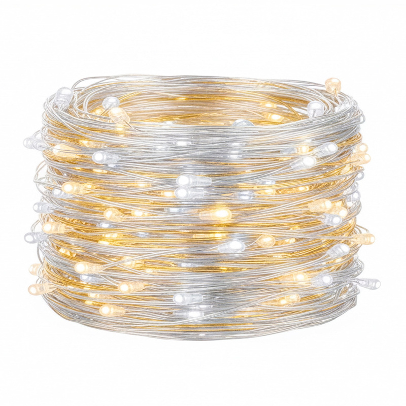Lampki choinkowe 20 LED druciki mikro na baterie