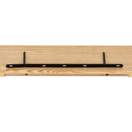 Półki ścienne 3 szt. na przyprawy, książki półki wiszące nowoczesne brązowe