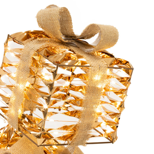 Dekoracja świąteczna LED prezenty pod choinkę 74 cm 160 diod biały ciepły