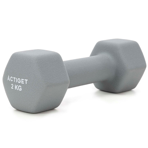 Hantle na stojaku zestaw 6 szt. obciążenia 1 kg, 2 kg, 3 kg do fitnessu, treningu domowego