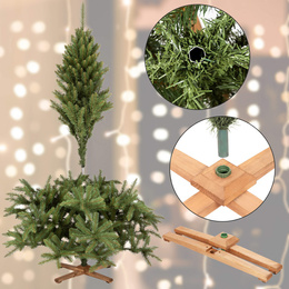 Choinka sztuczna 220 cm świerk kaukaski jak żywy Royal Trees premium drzewko świąteczne