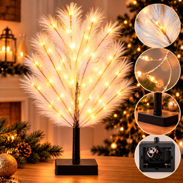 Choinka 20 LED drzewko świąteczne 45 cm dekoracja na stół, ozdoba świetlna, ciepła biel