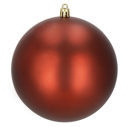 Bombki choinkowe 6 szt. ozdoby na choinkę 11 cm, dekoracje świąteczne nietłukące czerwone
