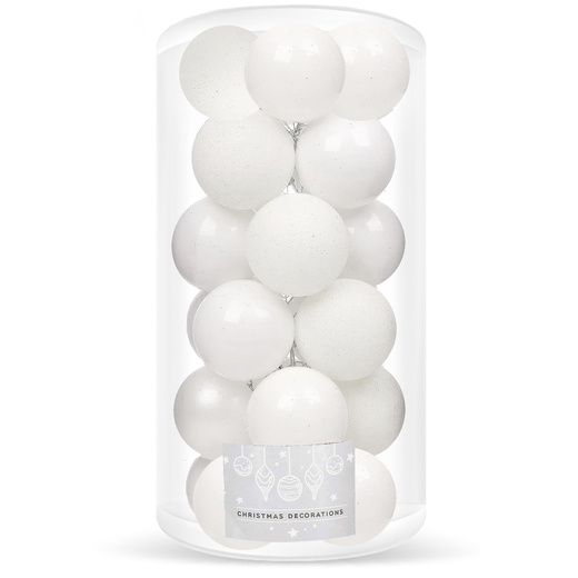 Bombki choinkowe na choinkę 4 cm zestaw 20 szt.