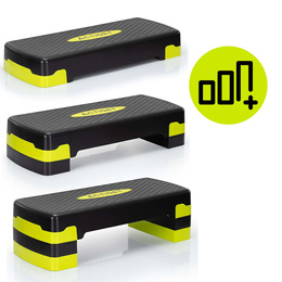 Step do ćwiczeń fitness 3-stopnie, schodek treningowy do aerobiku