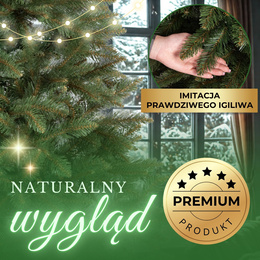 Choinka sztuczna premium 180 cm świerk kaukaski