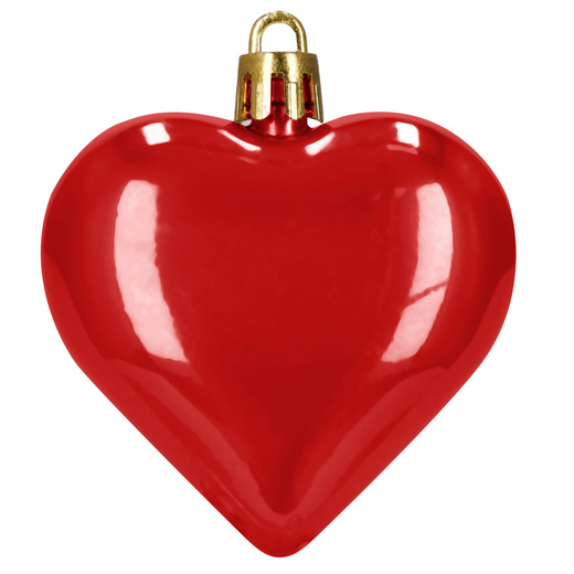 Bombki choinkowe 100 szt. zestaw dekoracji świątecznych nietłukące, czerwone