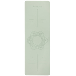 Mata do jogi, ćwiczeń fitness 183x61 cm antypoślizgowa, materac do stretchingu miętowy