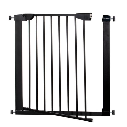 Bramka zabezpieczająca bramka rozporowa 75-117cm czarna