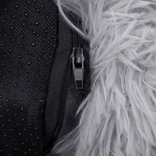 Legowisko dla kota 120cm, pluszowe posłanie szary