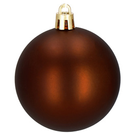 Bombki choinkowe 101 szt. ozdoby świąteczne zestaw z gwiazdą brązowe, rose gold