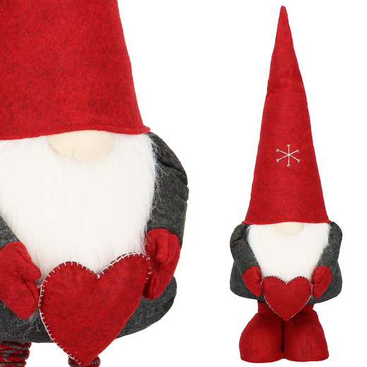 Para krasnali 120cm ozdoba świąteczna, gnom świąteczny, skrzat na teleskopowych nóżkach