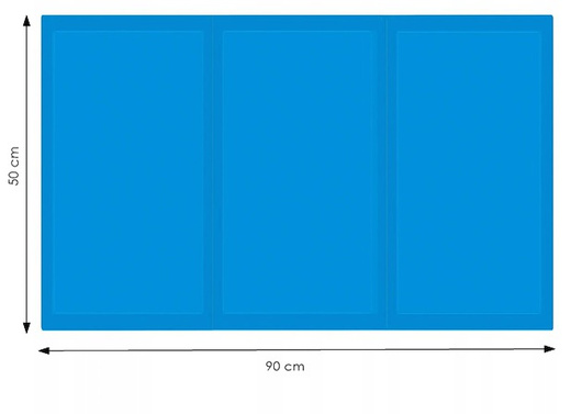 Mata chłodząca żelowa dla psa 90x50 cm legowisko chłodzące dla zwierząt