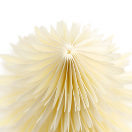 Papierowa choinka 30 cm ozdoba świąteczna dekoracja 3D z magnesem ecru