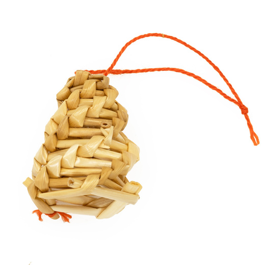 Ozdoby choinkowe, bombki słomiane 27 szt. naturalne dekoracje świąteczne, brązowe