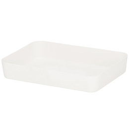 Pojemnik do szuflady 26x18cm wielofunkcyjny wkład, organizer kremowy