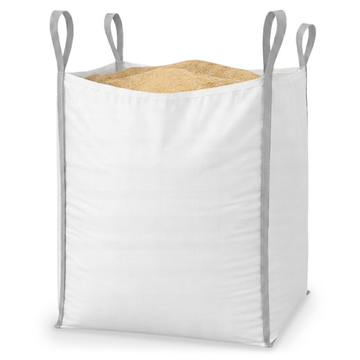 Big Bag worek 1000 kg mocny na gruz 145x90x90 cm kontener z uchwytami biały